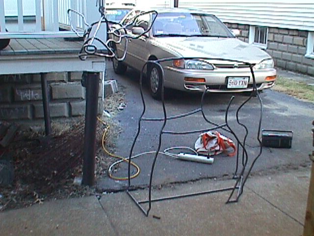 Head Suspended in Place
